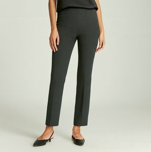 Thalian Pull Up Slim Straight Leg Pants Dark Gray 10